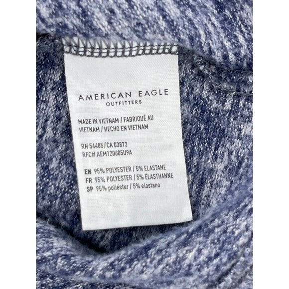 American Eagle Soft & Sexy Plush Women's Blue Long Sleeve Shirt Top Size Small - Picture 7 of 12